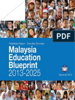 105558948 Malaysia Education Blueprint 2013 2025 Executive Summary