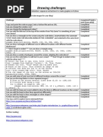 Drawing Challenges in Python