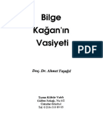 Ahmet Taşağıl - Bilge Kağanın Vasiyeti PDF