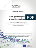 EUREGENAS General Guidelines on Suicide Prevention RO