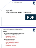 Lecture #6 Pavement Management (Evaluation)