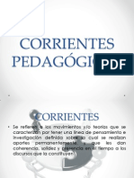 Corrientes Pedagógicas Primera Parte