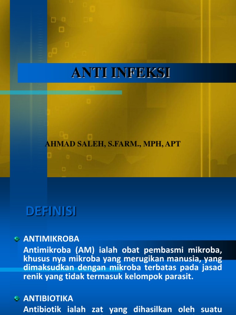 Obat Anti Infeksi | PDF