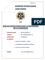 Nuevas Tecnologias para La Prevencion de La Corrosion