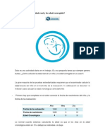 Cómo Calcular La Edad Real y La Edad Corregida