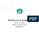 Penilaian Harian PAUD