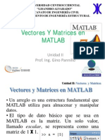 Vectores y matrices en MATLAB