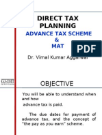 Direct Tax Planning Advance Tax