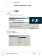 Creación de Un Servicio Web en Apache Tomcat