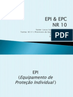 EPI & EPC & NR 10 - Lucas Carvalho