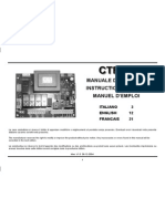 manual tarjeta ctr45 porton eléctrico