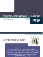 Aula 1 -Empreendedorismo II Unidade