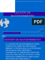 Gestion de Mantenimiento