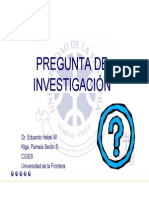 Pregunta de Investigación Propósito y Objetivos.