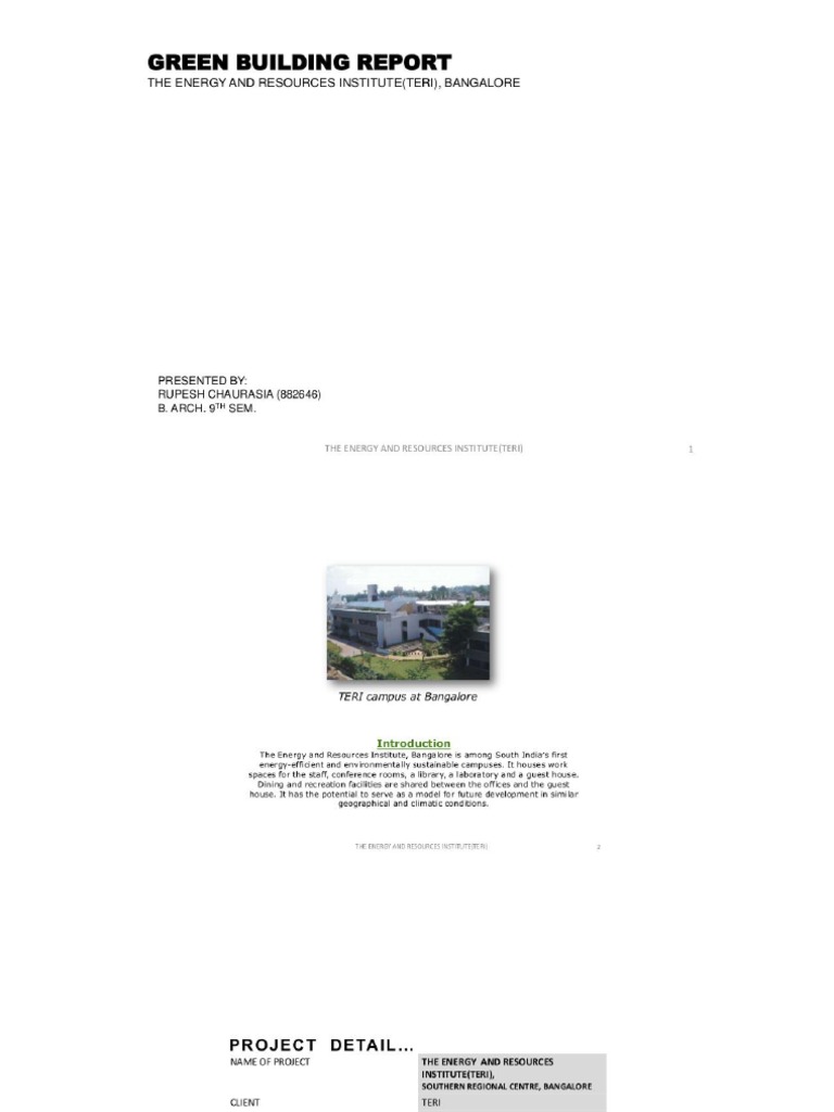 Teri bangalore case study pdf image