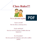 our class rules