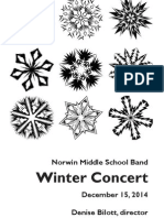 Download 2014 Winter MS Band Program 12-15-14 by Norwin High School Band SN250136007 doc pdf