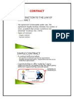 Principles of Contracts and Constrcution Contracts Type