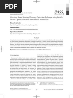 damage detection using pso