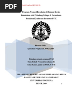 Download Promkes Pemakaian APT-Perusahaan Kendaraan Bermotor PT X by Apriastuti Puspitasari SN25013869 doc pdf