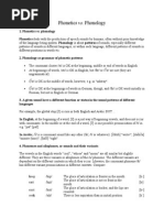 Phonetics Vs PHONOLOGY