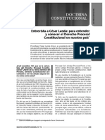 Para Entender y Conocer El Derecho Procesal Constitucional en Nuestro País. Landa Arroyo PDF