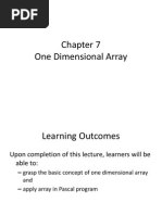 Chapter 7 Array