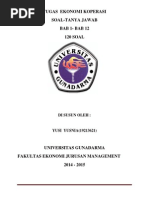 Soal Soal Dan Kunci Jawaban Ekonomi Koperasi
