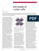 The Light and Shade of Perovskite Solar Cells