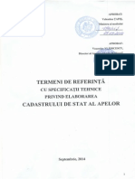 ToR Cadastrul Apelor PDF