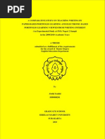 Download A Comparative Study on the Teaching of Writing by Paper-Based Portfolio Learning and Electronic-Based Portfolio Learning An Experimental Study at SMAN 2 Sampit in the 20092010 Academic Year by abdulsyahid SN25014800 doc pdf