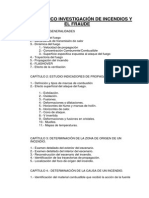 Curso Investigación de Incendios