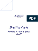 Giuliani - Duettino Facile Op.77
