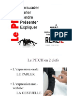 Pitch la maîtrise de la présentation orale