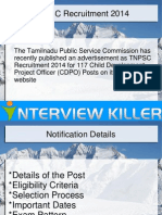 TNPSC CDPO Recruitment 2014 - Interviewkiller