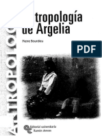 Bourdieu. Antropologia de Argelia