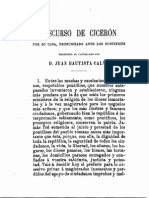 Discurso - Cicerón PDF