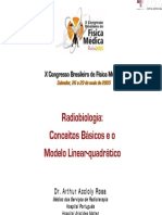 Radiobiologia - Congresso de Fisica Médica.