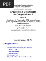 01 - MIPS - Conjunto e Formato de Instruções, Modos de Endereçamento