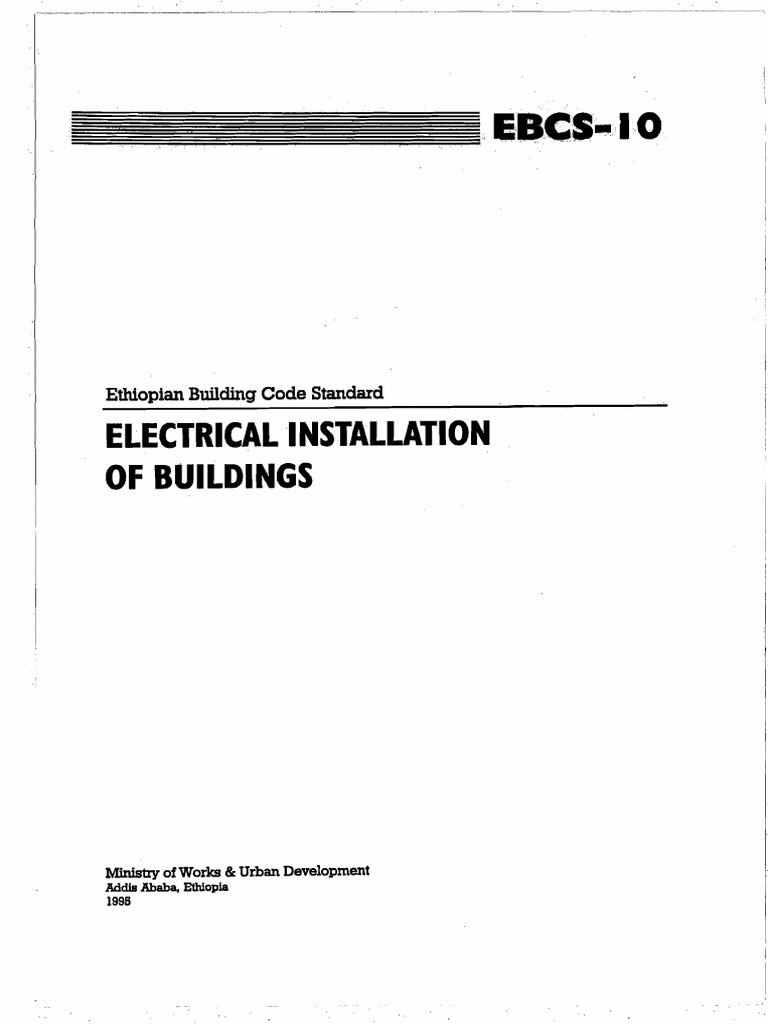 Ethiopian Building Electrical Installation Pdf