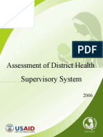 Assessment of District Health Supervisory System PDF