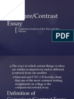 Compare Contrast Essay 1