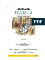 BUKU AJAR HADIS KELAS XI PK Revised