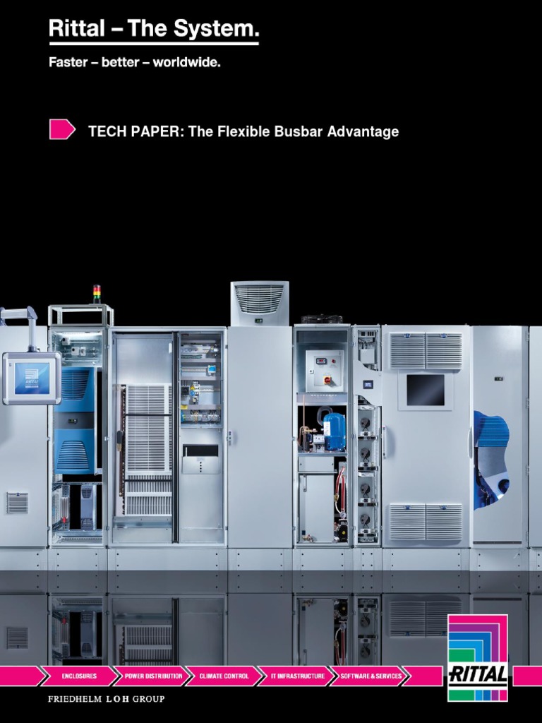 BARRAMENTO FLEXIVEL DA RITTAL Rittal White Paper The Flexible Busbar ...