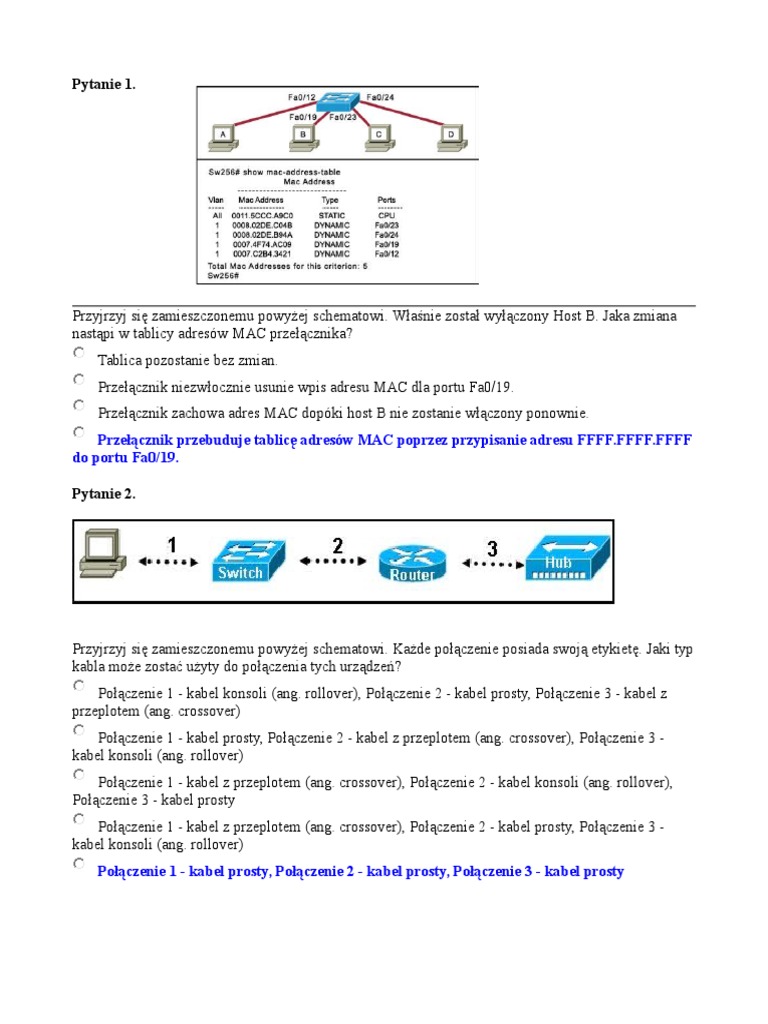 Ccna 1 Final Exam Odpowiedzi Pl