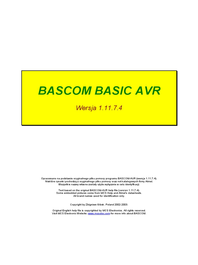 Pomoc Do Avr PL PDF