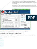 Easy Driver Pack 6.1 phần mềm cài driver offline