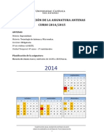 Planificación Antenas 2014-2015
