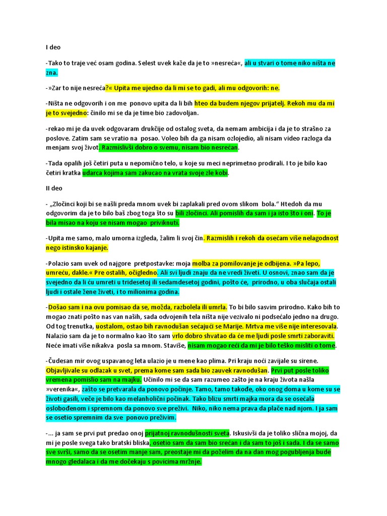 Alber Kami - Stranac (Citati) | PDF