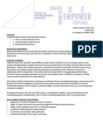 EIS Fieldwork Intern Position 2014-15